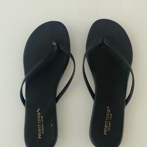 Black Women's Sandal Thongs